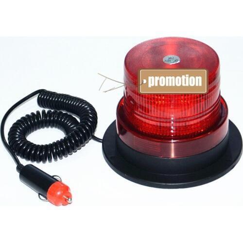 2016 RED LED Car Truck Warning flash beacon Strobe Emergency light Police lights Magnetic base