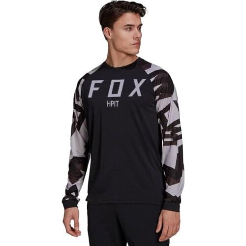 2021 New Motocross Hpit Fox Mtb Downhill Jersey MX Cycling Mountain Bike DH Maillot Ciclismo Dry Jersey Racing men shirt