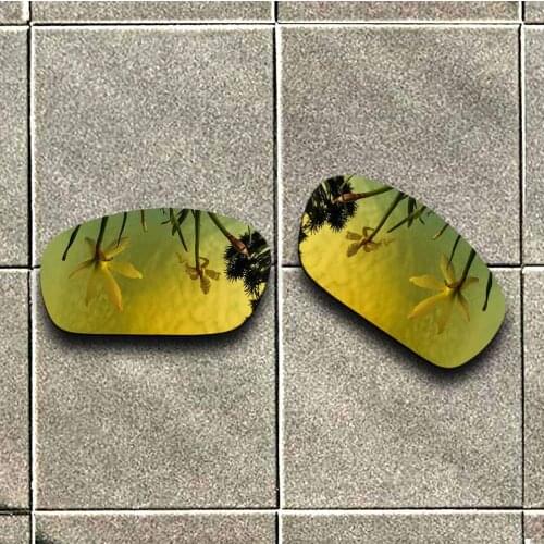 24K Gold Polarized Sunglasses Replacement Lens for-Oakley Jawbone Frame 100% UV Protection Good Fitness