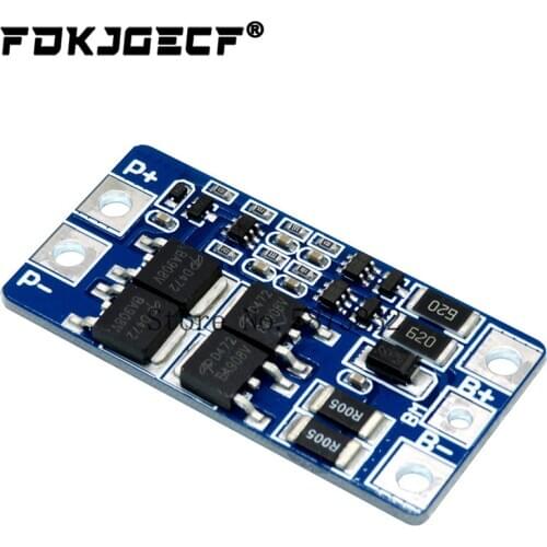 2S 10A 7.4V 18650 lithium battery protection board 8.4V balanced function/overcharged protection