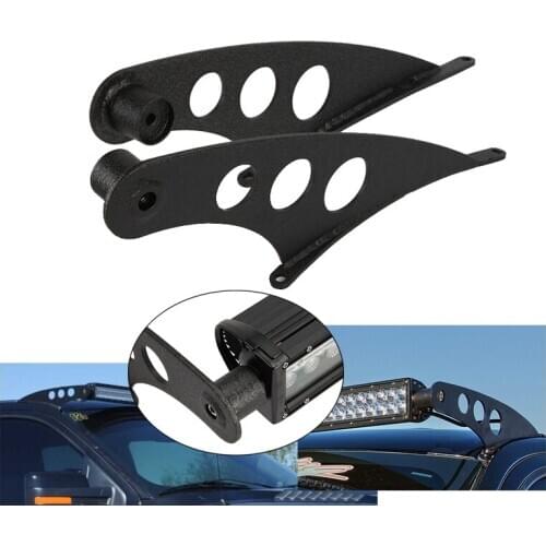 50" Straight LED Light Bars Mounting Brackets Holder Fit for Ford F150 2009 2010-2014 Upper Windshield light Mount Kits