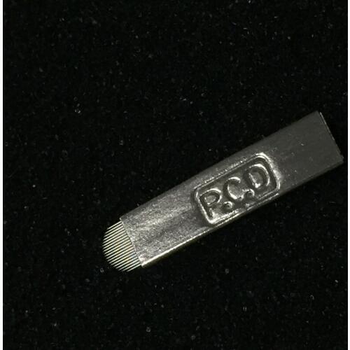 50 pcs Lamina Agulhas Tebori Microblading 19pin u Shape Hard PCD 19 U Blade Microblading Needles Eyebrow PCD/ U Shapes