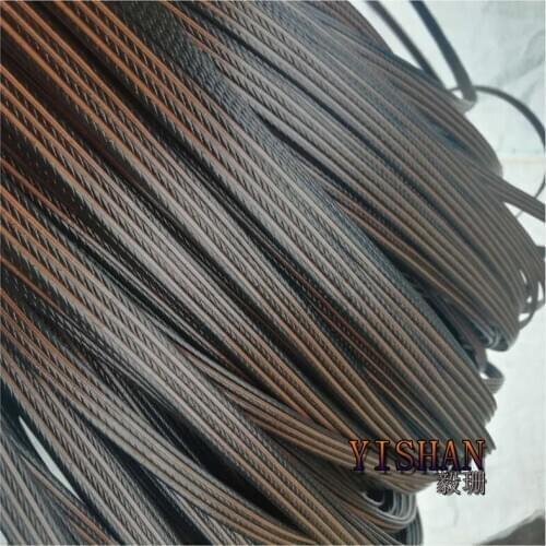500G/lot Coffee Color Flat Synthetic Rattan Weaving Material Plastic Rattan For Knit And Repair Chair Table,Storage Basket Etc