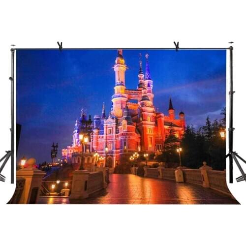 7x5ft Backdrop Brilliantly Illuminated Night View Photography Background and Studio Photography Backdrop Props