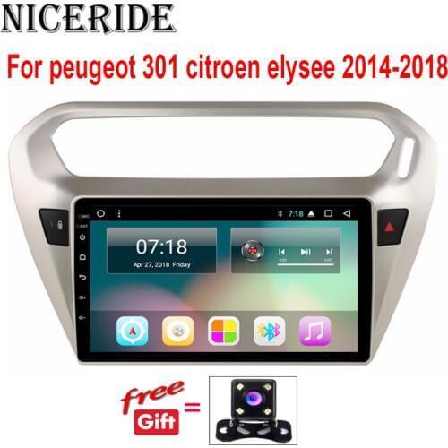 9" Android 7.1 2 din Car dvd Radio Player for Citroen Elysee Peugeot 301 2014-2016 Car Multimedia GPS autoradio bluetooth wifi