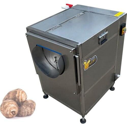 CE Automatic Stainless Steel Potato Washing Peeling Machine Fruit Veget Brush Washer Seafood Cleaning Machine