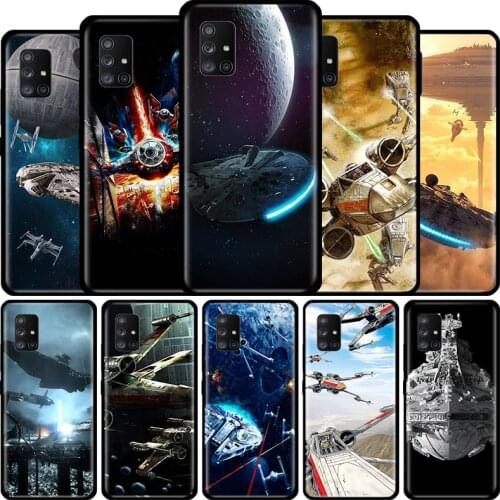 Star Space Ship War Phone Case for Samsung Galaxy A51 A71 A21s A31 A41 M31 A11 M51 A12 M31s A01 A91 M11 A42 A32 5G Cover Capa