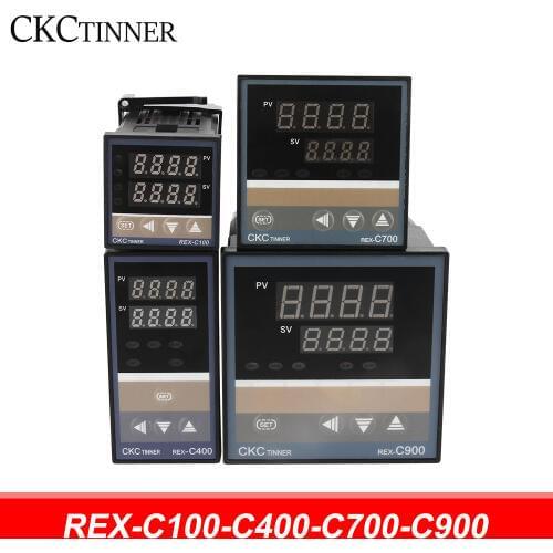 PID RKC Digital intelligent Industrial temperature controller 220V RELAY REX-C100-C400-C700-C900 Thermostat SSR Relay output