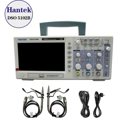 Hantek DSO5102B Digital storage oscilloscope 100MHz 1GSa/s better than ADS1102CAL