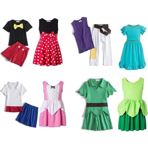 Cartoon Clothing Baby Boy Summer Clothes T-shirt+shorts Baby Girl Casual Clothing Sets Boys Clothes Sets Pajama sets kids suits