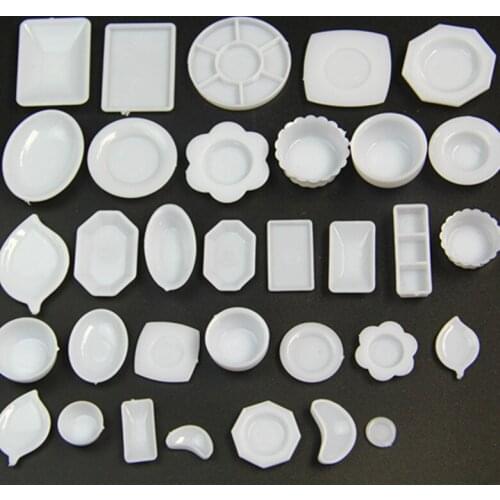 33pcs Mini Plate Doll Accessories Kitchen Tableware Miniatures Cup Plate Dish Decor Toys for Kids Girls Gifts For Children HOT
