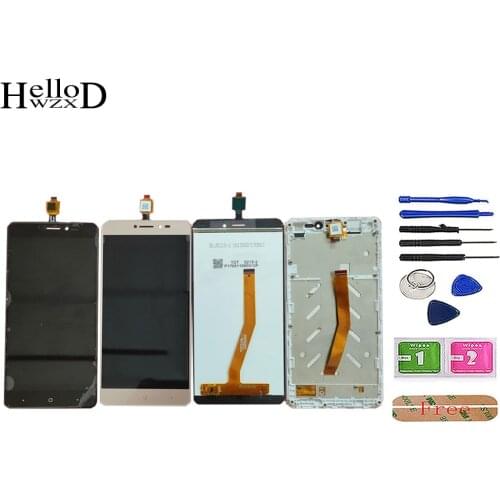 Mobile LCD Display For BQ BQ 5204 Strike Selfie BQ-5204 BQ5204 LCD Display Touch Screen Digitizer Assembly Kit Frame Tools