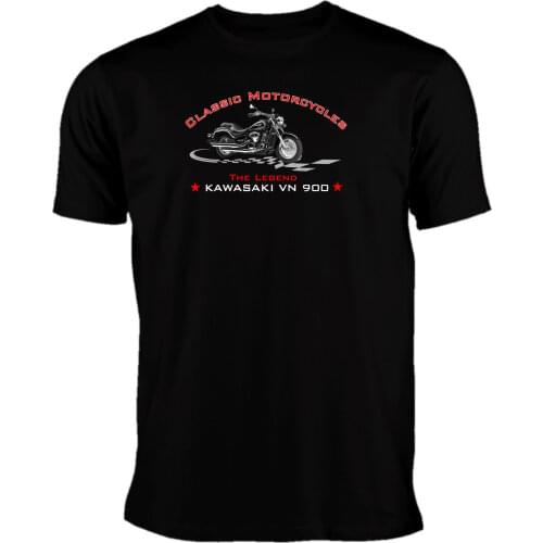 Brand T-Shirt Men 2019 Fashion Japan Motorcycle Classic Motorbike VN 900 T-Shirt Print Tees Short Sleeve O-Neck