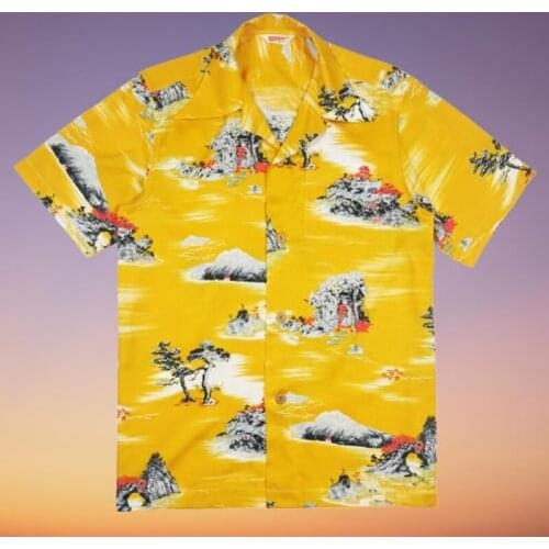 Anime Printing Men Sport Summer Button Shirt Outdoor Printing Casual Hip Hop Cartoon Clothing Shirt For Man