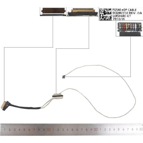 New LCD LED Video Flex Cable For Lenovo Ideapad L340-15 L340-15api L340-15igm，ORG PN:DC020023700