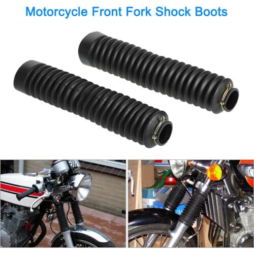 Pair of 30*45mm Motorcycle Front Fork Boots Shock Boots