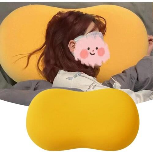 New Cat Belly Pillow Slow Rebound Memory Pillow Neck Protector Sleep Anti-snoring Latex Foam Soft Sleep Pillow Home Bedding