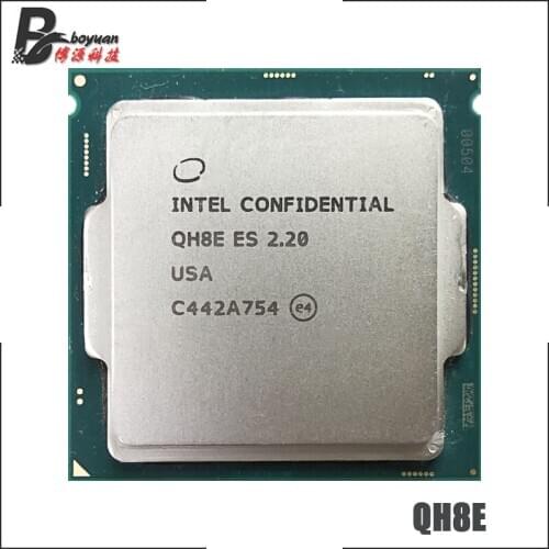 Intel core i7 es QH8E 2.2 GHz Quad-Core Eight-Thread CPU Processor L2=1M L3=8M 6700K 6400T LGA 1151