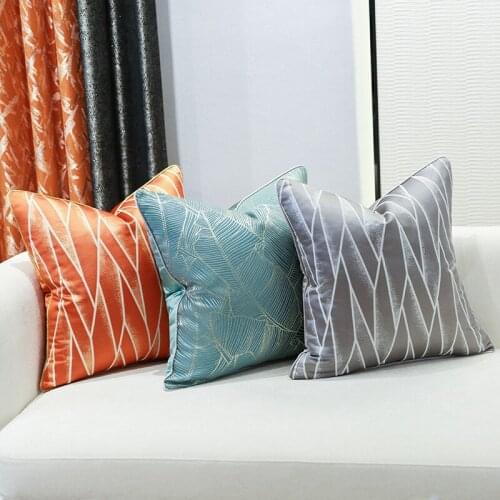 Modern Light Luxury Throw Pillow Guest Seat Sofa Backrest High-end Lumbar Pillow Bedside Backrest Cover