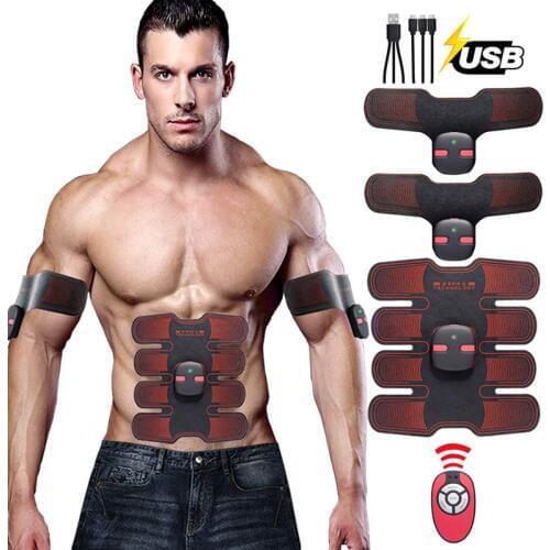 Abs Abdominal Stimulator Estimulador Muscular Muscle Stimulator Abdomen EMS Trainer Home Gym Machine Workout Fitness Equipment