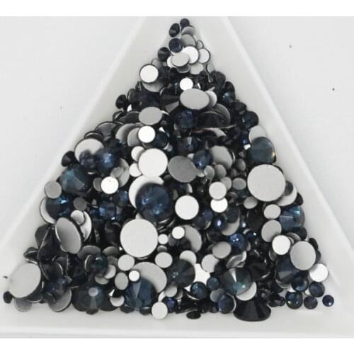 Montana 3D Nail Art Decorations ss3 ss4 ss5 ss6 ss8 ss10 ss12 ss16 ss20 ss30 ss34 Glass/Crystal Nails Non HotFix Rhinestones