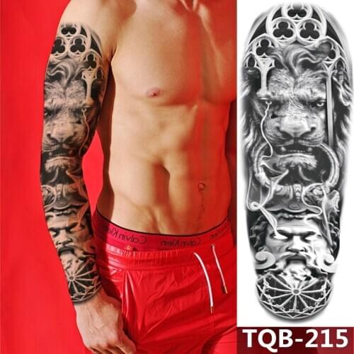 Waterproof Temporary Sleeve Tattoo Sticker Full Arm Large Flash Tattoos For Men Women