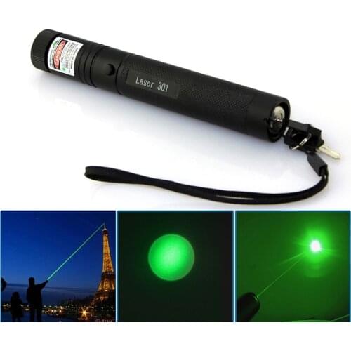 High Power Adjustable Zoomable Focus Burning Green Laser Pointer Pen 301 Red Laser Purple Lazer