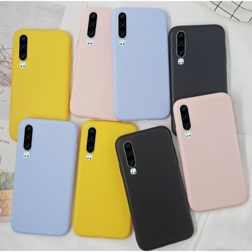 Candy Pink TPU Case For Huawei P40 Pro Lite E Y9S Y6S Y7P Y8P Y5P 2020 Honor 9A 9C 9S V30 20S NOVA 5T Case Cover Silicone Soft