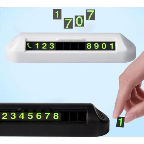 1PCS Automobile Temporary Parking Card Phone number in the car Fragrance parking number car air freshener Car-styling products