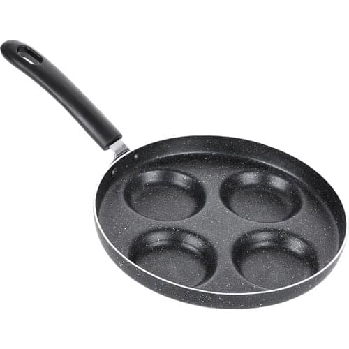 Aluminum 4 Cup Egg Frying Pan Non-stick Kitchen Cooking