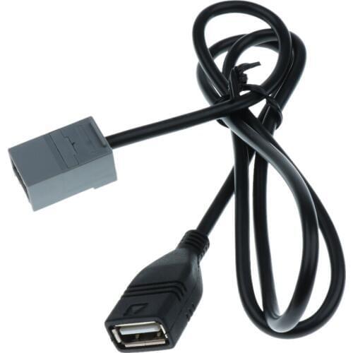USB Port Audio Sound Cable Adapter For Odyssey Accord CR-V Jazz