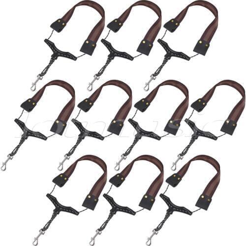 Saxophone Neck Strap for Soprano Alto Tenor Baritone Sax Parts Hook Belt Pack of 10
