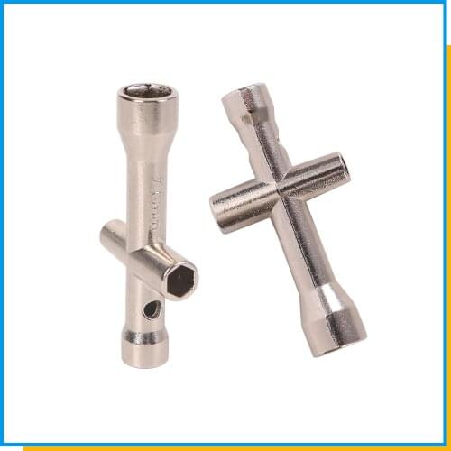 Mini M2 M2.5 M3 M4 Screw Nut Hexagonal Cross Wrench Sleeve Maintenance Tool 4 Size Cross Sleeve Wrench for Ender 3 MK8 Nozzle