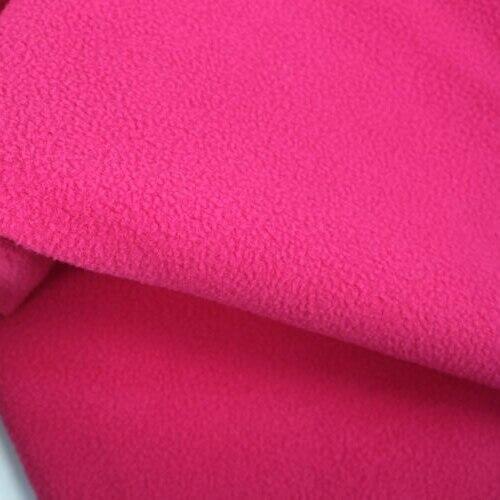 Fuchsia Polyester Polar Fleece Fabric anti-pilling one-side Fleece Fabric Handmade Fabric BY THE YARD FREE SHIPPING