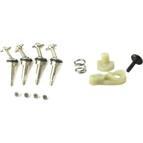 K989-27 Steering Servo Saver Buffer Swing Arm With 4Pcs CVD Universal Joint Shaft For Wltoys K969 K989 K979 1/28 RC Car