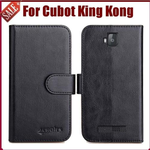 Hot Sale! Cubot King Kong Case New Arrival 6 Colors High Quality Flip Leather Protective Cover For Cubot King Kong Case