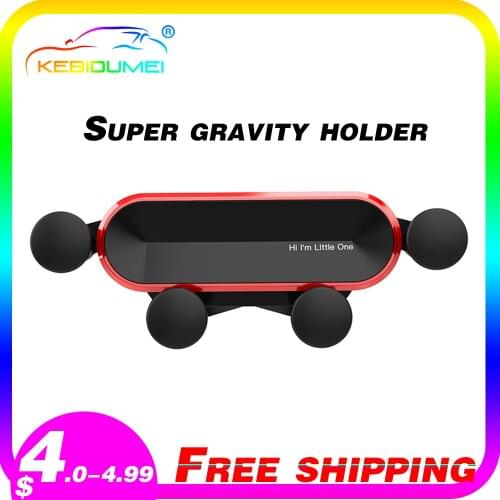 Gravity Cell Phone Holder for Car Mount Air Vent Clip GPS Holder Stand Bracket No Magnetic Phone Holder Universal Car Bracket