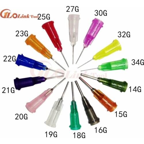 Hot 10Pcs/lot Dispensing Screw Needles Tip For Liquid Dispenser Syringe Syringes for Mixing Liquid Gauges