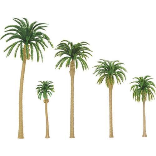 50pcs/lot scale model palm tree for ho train layout