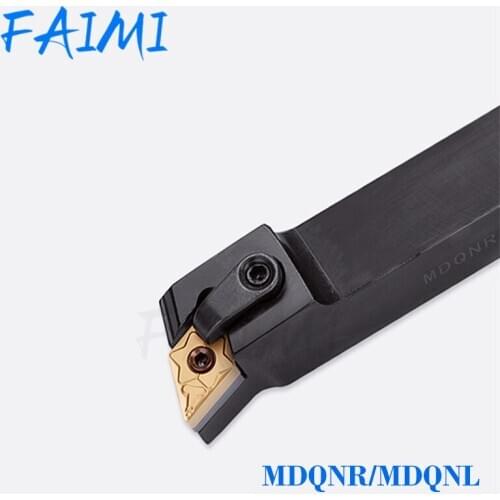 MDQNR2020K15 Cylindrical Turning Tool CNC Lathe Tool Cutting Angle 107.5 Degree MDQNL2020K15 External Turning Tool Holder