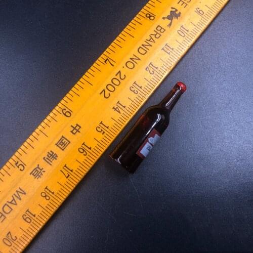 1/6 Scale Mini Beer Bottle Models for 12''Figures Body DIY Accessories