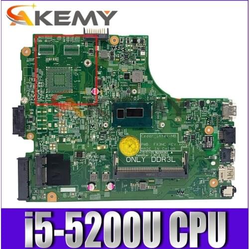 Original Laptop motherboard For DELL Inspiron 3449 3546 3446 3549 3542 SR23Y i5-5200U Mainboard CN-0YMJWJ 0YMJWJ