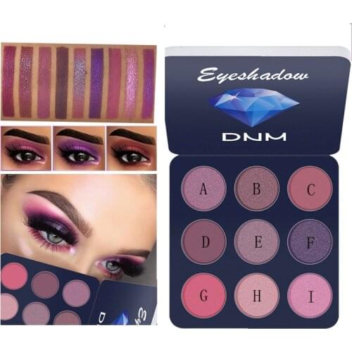 Matte Eyeshadow Palette Not Blooming Waterproof Long Lasting Eye Shadow Palette Color Board Makeup Cosmetics TSLM1