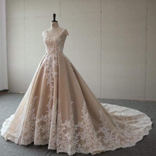 Cap Sleeve Backless Sexy Wedding Dresses Vestido Casamento Shiny Beading Sequins Bridal Gowns Turkey