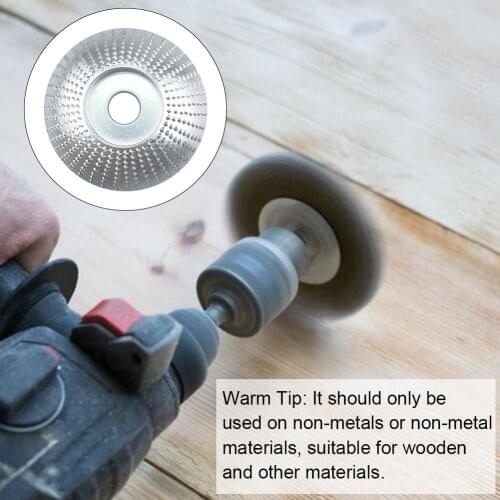 Wooden Grinding Wheel Carving Sanding Abrasive Tool Engraving Rotary Tool Woodworking Cutter Hardwood Wheel