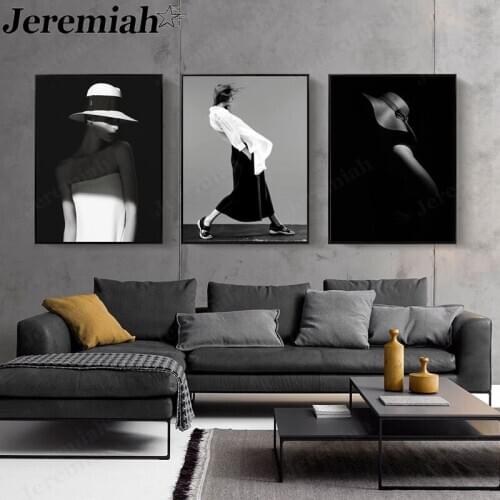 Modern Fashion Beauty Canvas Painting Temperament Lady Picture Print Poster Wall Art Nordic Home Bedroom Decoration
