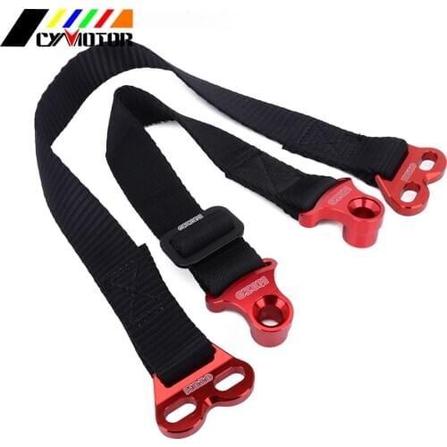 Motocycle Rescue Pull Bundle Belt Draw Leashes link Ropr Cord For HONDA YAMAHA KAWASAKI YZ YZF WR WRF KX KXF KLX RM RMZ 250 300