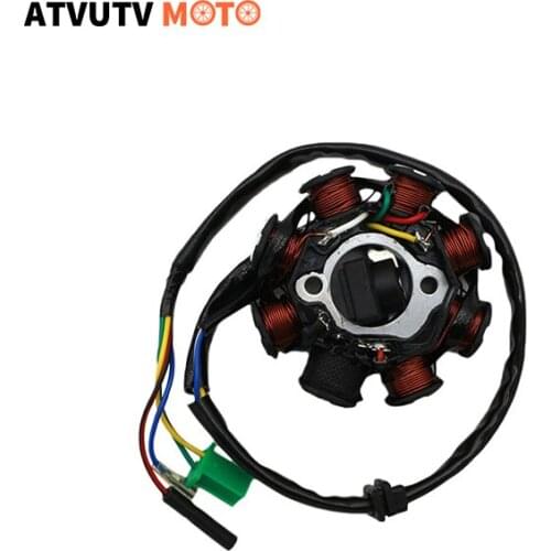 Magneto Ignition Stator 8 Pole Stator 5 Wires For Scooter Motorcycle Moped Gy6 50cc 125cc 150cc