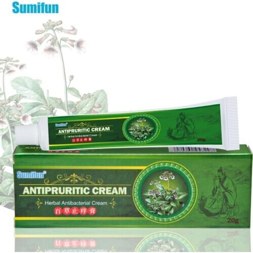 Sumifun 1box Psoriasis Cream Skin Care Dermatitis Eczema Treatment Anti-itch Chinese Herbal Antibacterial Ointment K10003
