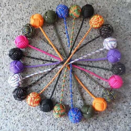 Outdoor Fingertip Decompression Sports Baole Beads Stainless Steel Beads Hand-woven Yo-yo Monkey Boxing Knot